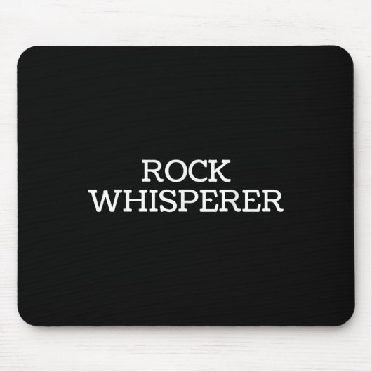 Rock Whisperer - Funny Geologist Stone Rock Collec マウスパッド (正面)