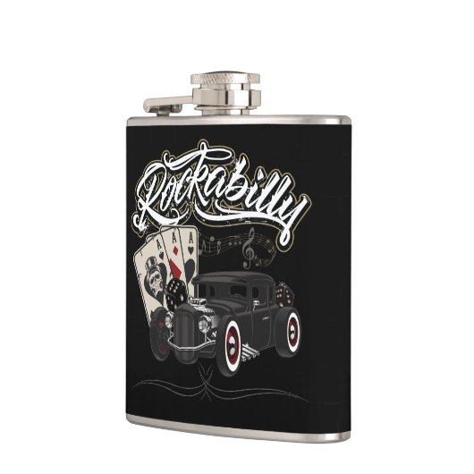Rockabilly Flachmann フラスク (左)