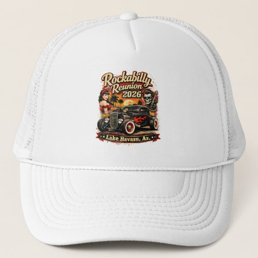 Rockabilly Reunion 2026 Hat キャップ (正面)