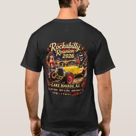 Rockabilly Reunion 2026 tumbler Tシャツ (裏面)