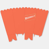 RockABilly ripped and tilted orange popcorn boxes フェイバーボックス (見開き)
