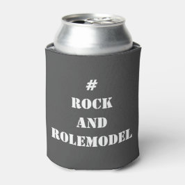 #RockandRolemodel – 白の編集可能。 缶クーラー