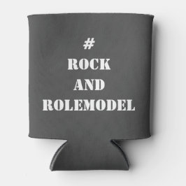 #RockandRolemodel – 白の編集可能。 缶クーラー