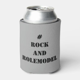 #RockandRolemodel – 黒の編集可能。 缶クーラー