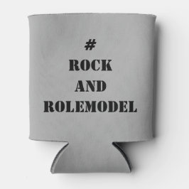 #RockandRolemodel – 黒の編集可能。 缶クーラー