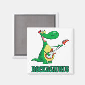 rockasaurus rock n roll dino toolast.ai マグネット (正面/裏面)
