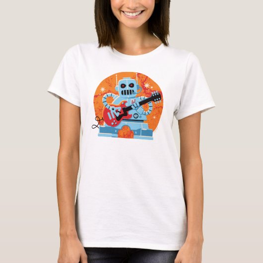 Rockbotの女の子のTシャツ Tシャツ (正面)