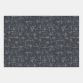 Rocked Science Universe Planets天文学的物 ラッピングペーパーシート (正面3)