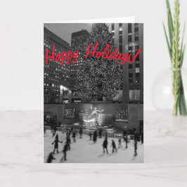 Rockefellerのクリスマス「Happy Holidays」バージョン カード