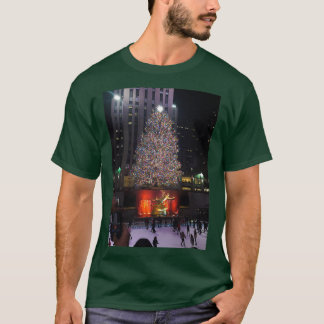 Rockefeller Center Christmas Tree Scene Tシャツ