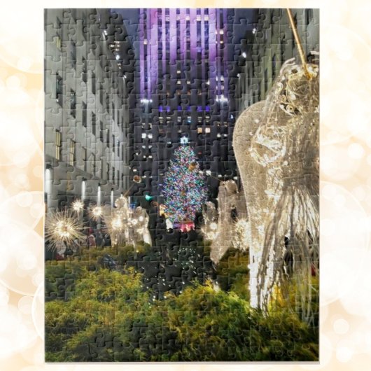 Rockefeller Plaza Christmas NYC ジグソーパズル