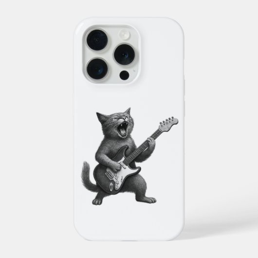 Rocker Cat iPhone Case iPhoneケース (裏面)