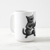 Rocker Cat Mug コーヒーマグカップ (正面左)