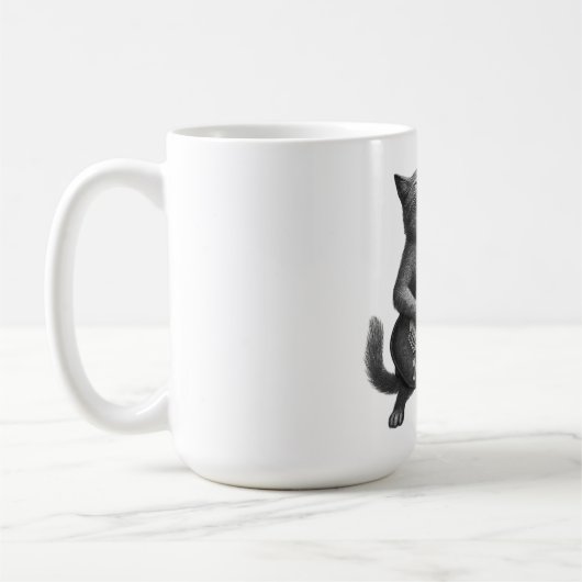 Rocker Cat Mug コーヒーマグカップ (左)