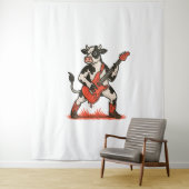 Rocker Cow、Cow 遊's Guitar タペストリー (インサイチュ)