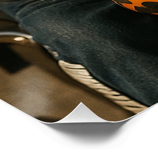 Rocker Jack Russell auf dem Highway ポスター (コーナー)