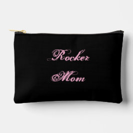Rocker Mom Cosmetic Bag (Black & Pink) アクセサリーポーチ