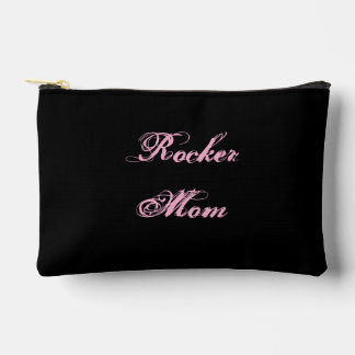 Rocker Mom Cosmetic Bag (Black & Pink) アクセサリーポーチ
