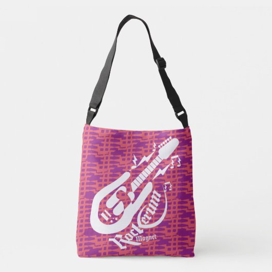 ROCKERUM MAGNET ROCK BY MASANSER PIXELAT クロスボディバッグ (裏面)