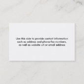 Rockery水園芸庭師ビジネス 名刺 (裏面)