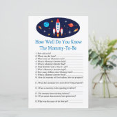 Rocket赤ちゃんシャワーゲームをどれだけ知っているか (スタンド正面)