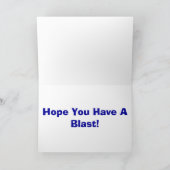 Rocket Birthday Card カード (内部)