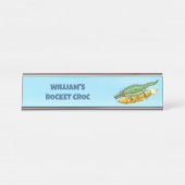 Rocket Croc デスクネームプレート (正面)