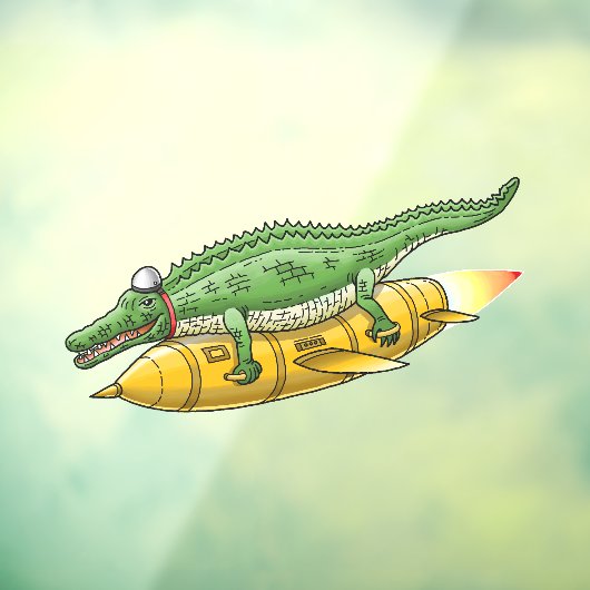 Rocket Crocodile ウィンドウサイン (シート3)