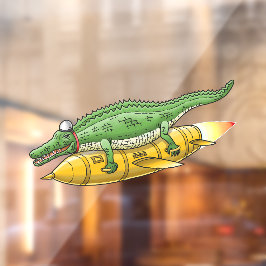 Rocket Crocodile ウィンドウサイン