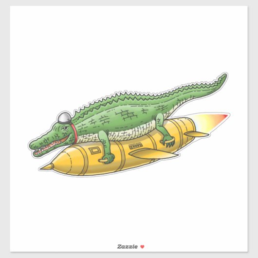Rocket Crocodile シール (シート)
