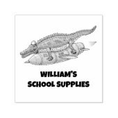 Rocket Crocodile セルフインキングスタンプ (デザイン)