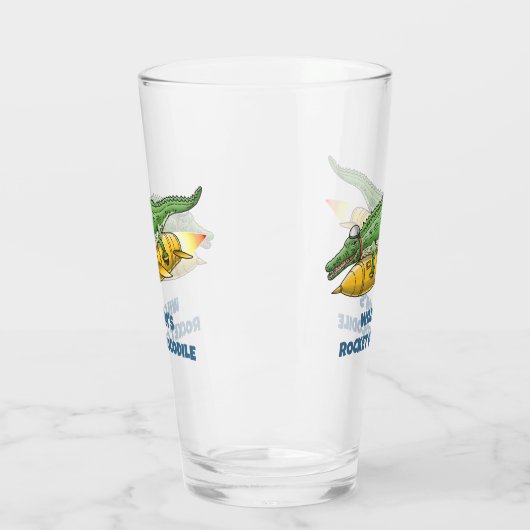 Rocket Crocodile タンブラーグラス (左)