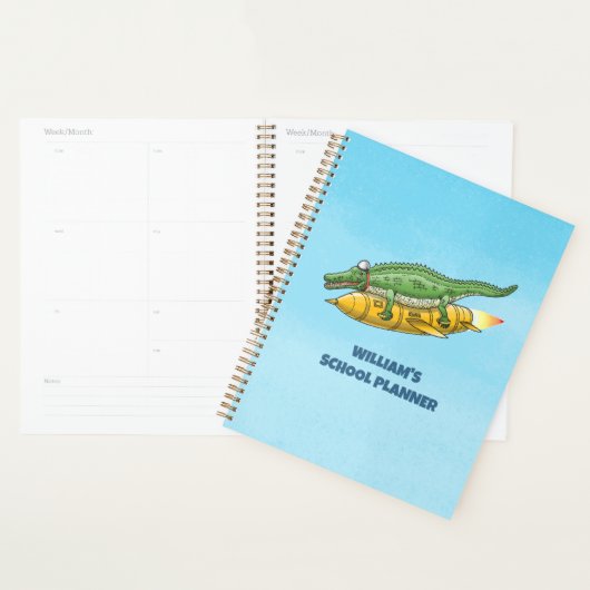 Rocket Crocodile プランナー手帳 (ディスプレー)