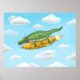 Rocket Crocodile ポスター