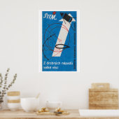 Rocket Czechoslovakia 1960s-70s Matchbox Label ポスター (キッチン)