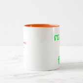 Rocket Fuel Mother's Day Gift ツートーンマグカップ (中央)