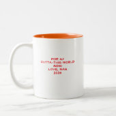 Rocket Fuel Mother's Day Gift ツートーンマグカップ (左)