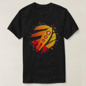 Rocket Future Astronaut Junior Cosmonaut Kids Astr Tシャツ (デザイン正面)
