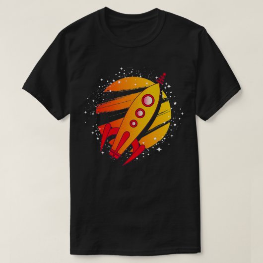 Rocket Future Astronaut Junior Cosmonaut Kids Astr Tシャツ (デザイン正面)
