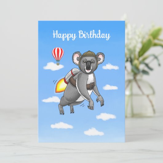 Rocket Koala's Jetpack Ride カード (スタンド正面)