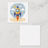 Rocket Launch ノートカード (正面/裏面)