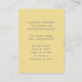 Rocket Launch Books for Baby Gray & Orange エンクロージャーカード (裏面)