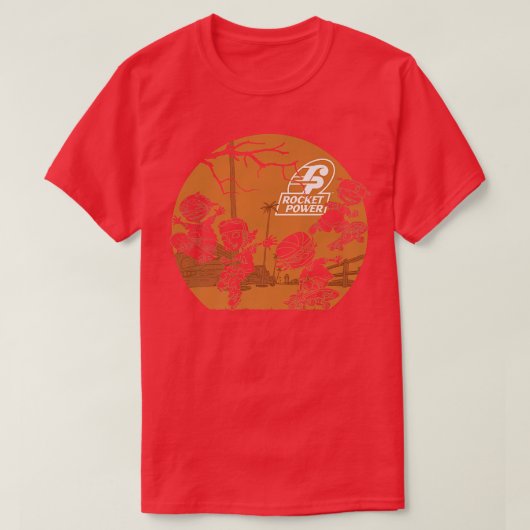 Rocket Power Halloween Haunted Sunset Action Group Tシャツ (デザイン正面)