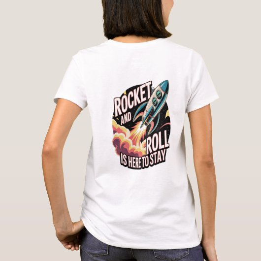 Rocket Roll  Tシャツ (裏面)