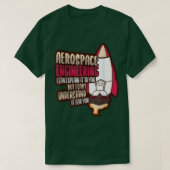 Rocket Science Design for an Aerospace Engineer 17 Tシャツ (デザイン正面)