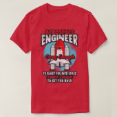 Rocket Science Design for an Aerospace Engineer 17 Tシャツ (デザイン正面)