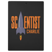 Rocket Scientist名前をカスタムするクリップボード クリップボード (裏面)