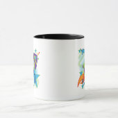 Rocket Ship 1st誕生日Tシャツとギフト マグカップ (中央)