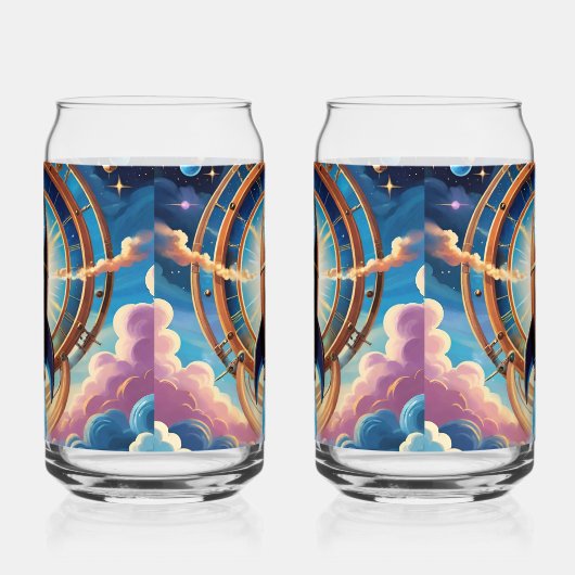 Rocket Ship Drinking Glasses ガラス缶 (右)