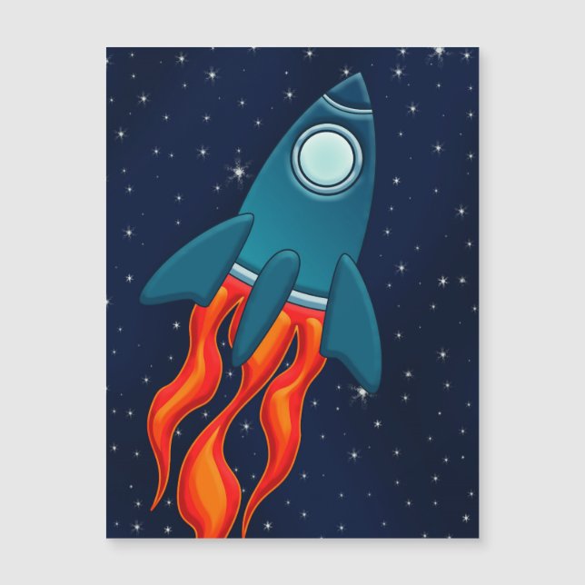 Rocket ship on space (正面)